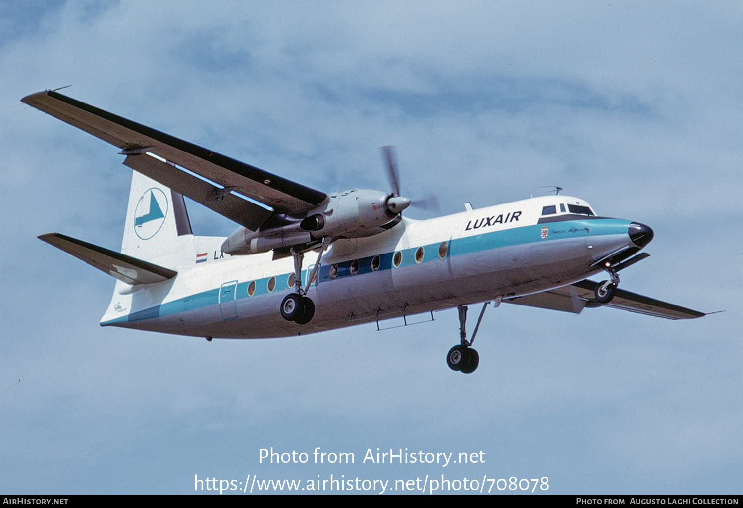 Aircraft Photo of LX-LGD | Fokker F27-600 Friendship | Luxair | AirHistory.net #708078