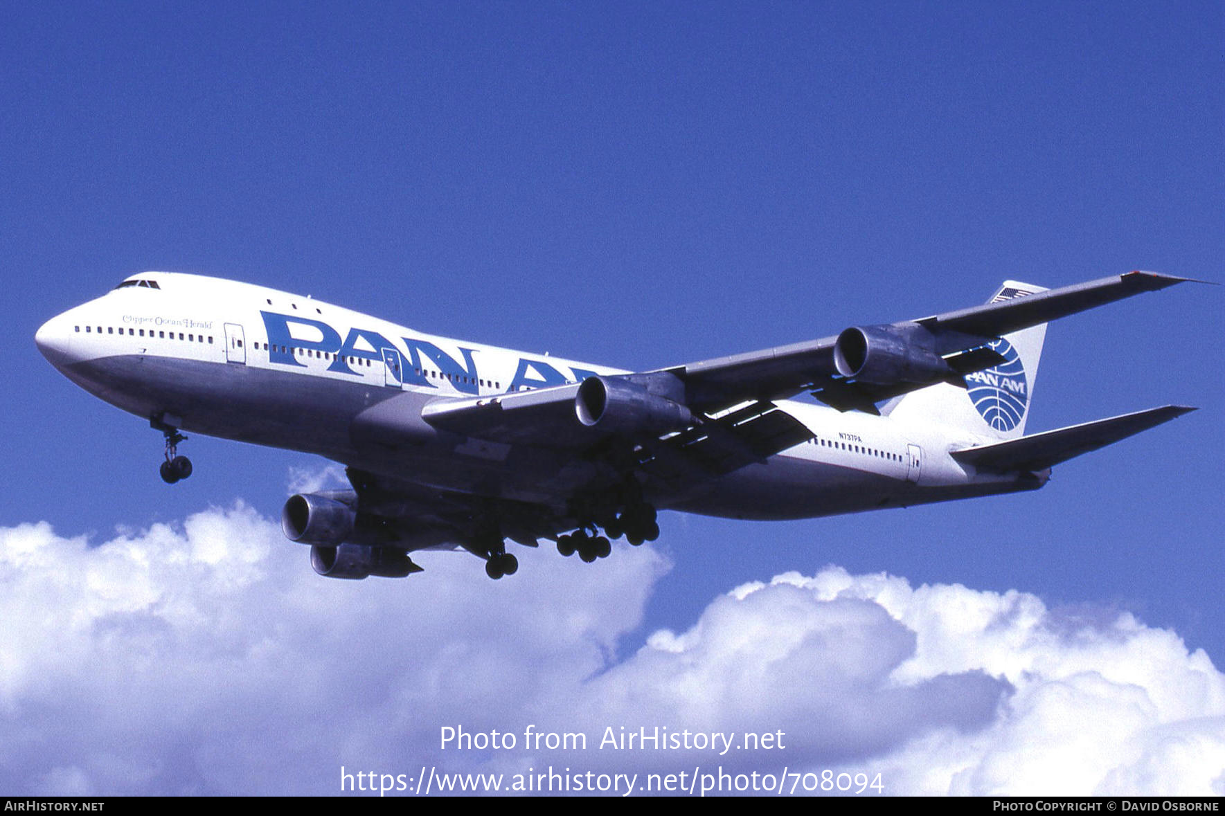 Aircraft Photo of N737PA | Boeing 747-121 | Pan American World Airways - Pan Am | AirHistory.net #708094