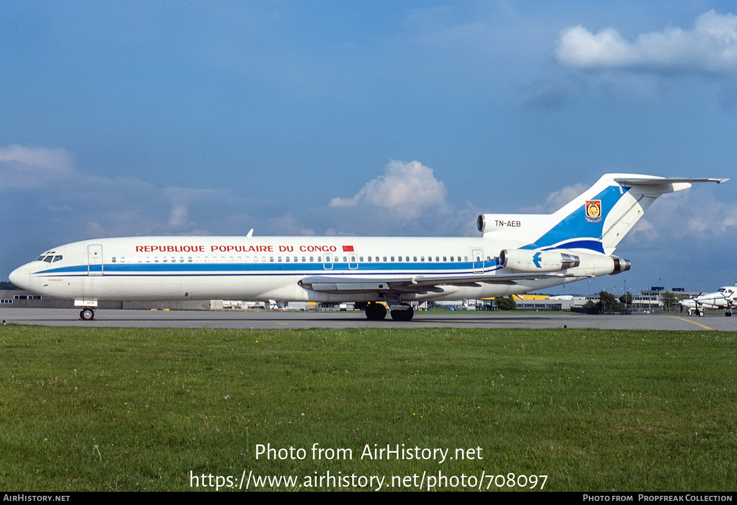 Aircraft Photo of TN-AEB | Boeing 727-2M7/Adv | Republique Populaire du Congo | AirHistory.net #708097