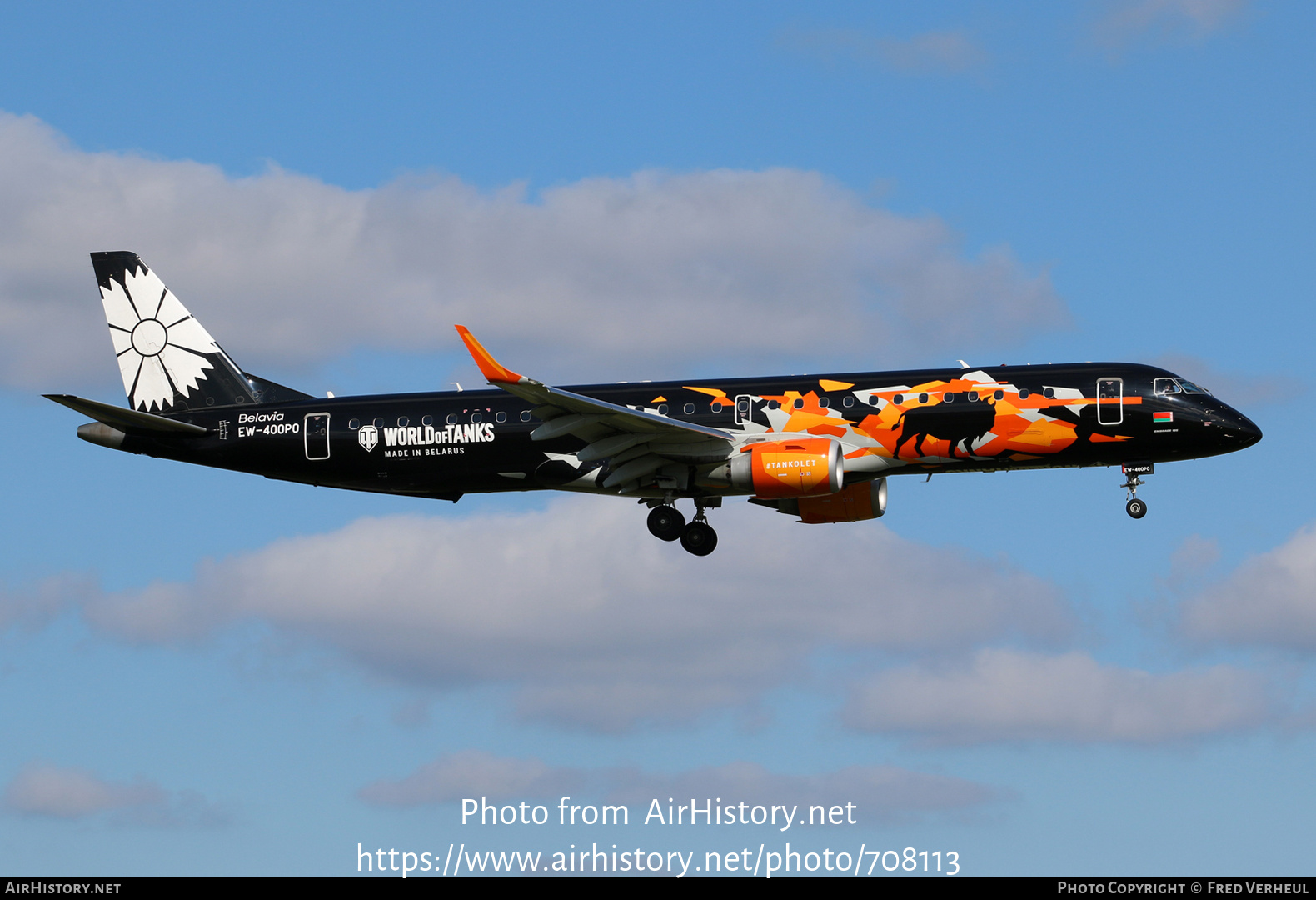 Aircraft Photo of EW-400PO | Embraer 195LR (ERJ-190-200LR) | Belavia | AirHistory.net #708113