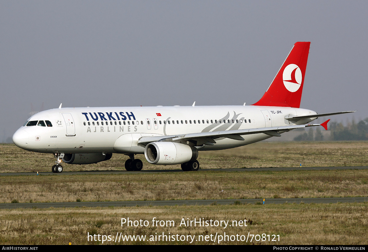 Aircraft Photo of TC-JPK | Airbus A320-232 | Turkish Airlines | AirHistory.net #708121