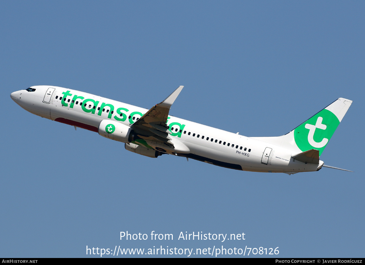 Aircraft Photo of PH-HXG | Boeing 737-800 | Transavia | AirHistory.net #708126