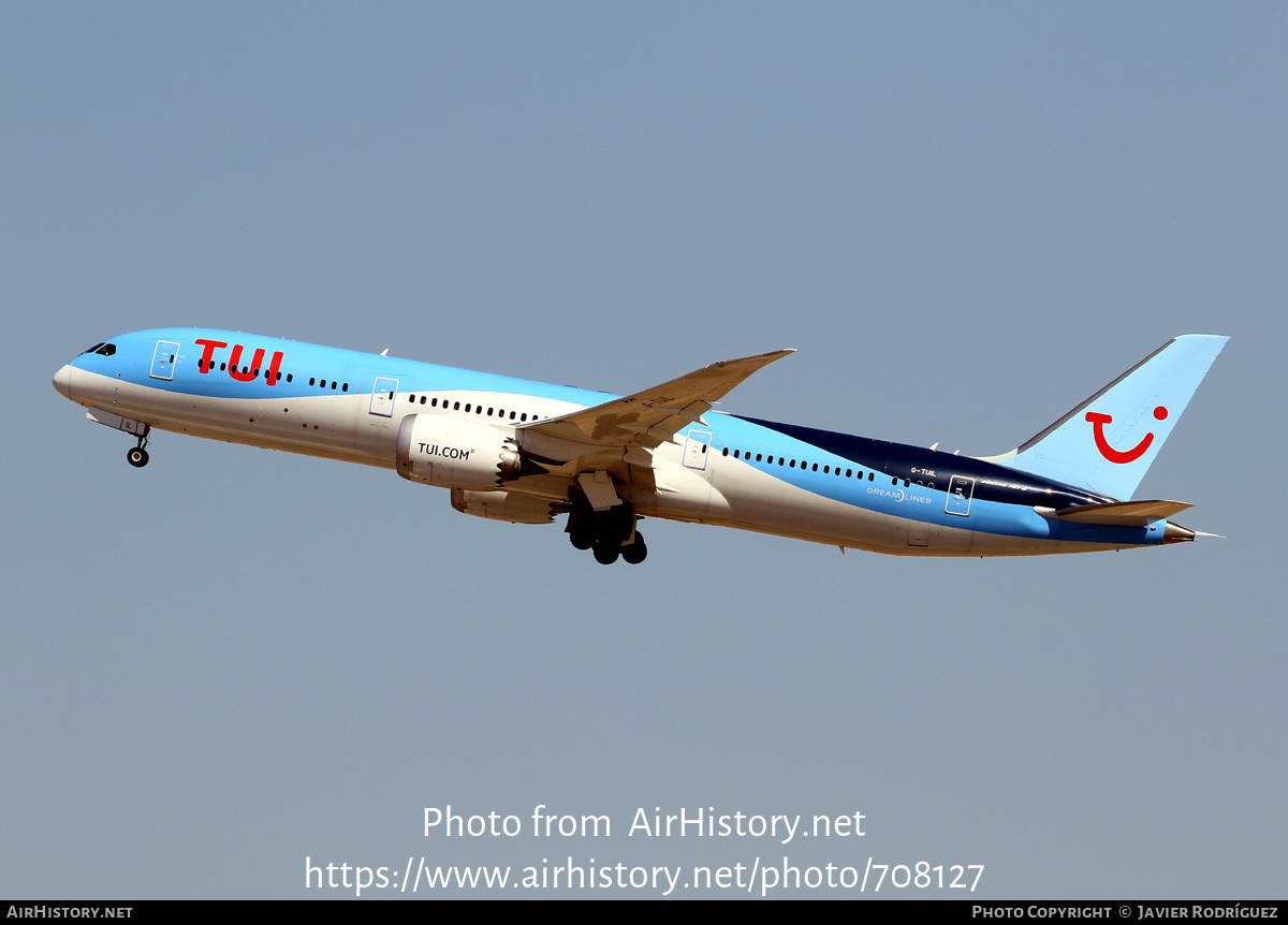 Aircraft Photo of G-TUIL | Boeing 787-9 Dreamliner | TUI | AirHistory.net #708127