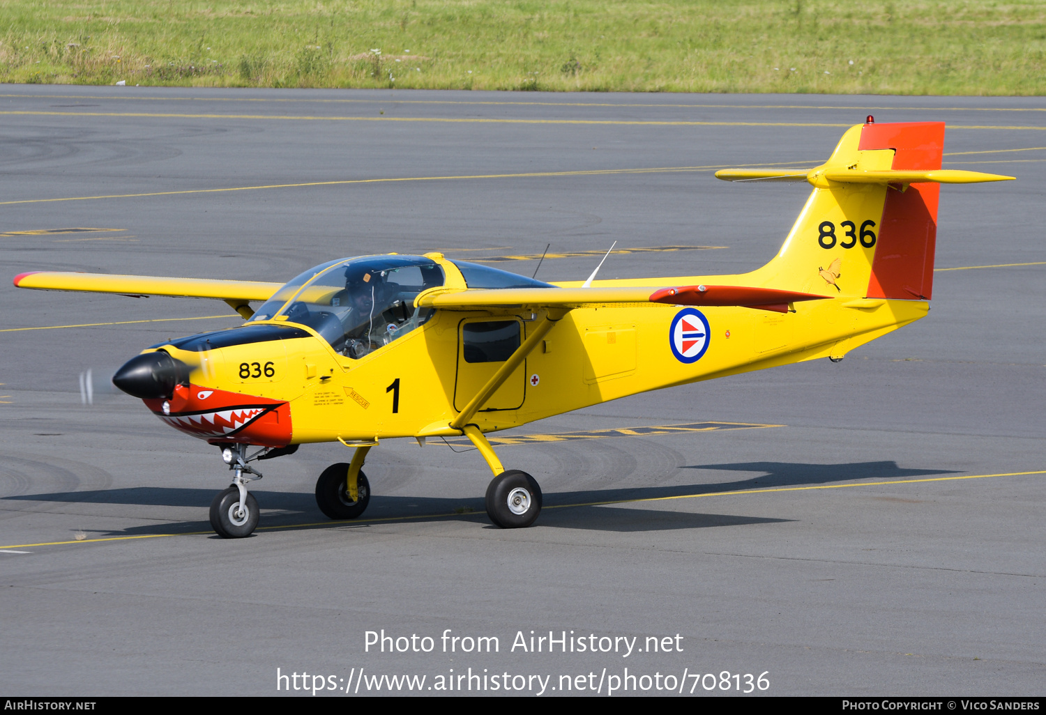 Aircraft Photo of 836 | Saab MFI-17 Supporter | Norway - Air Force | AirHistory.net #708136