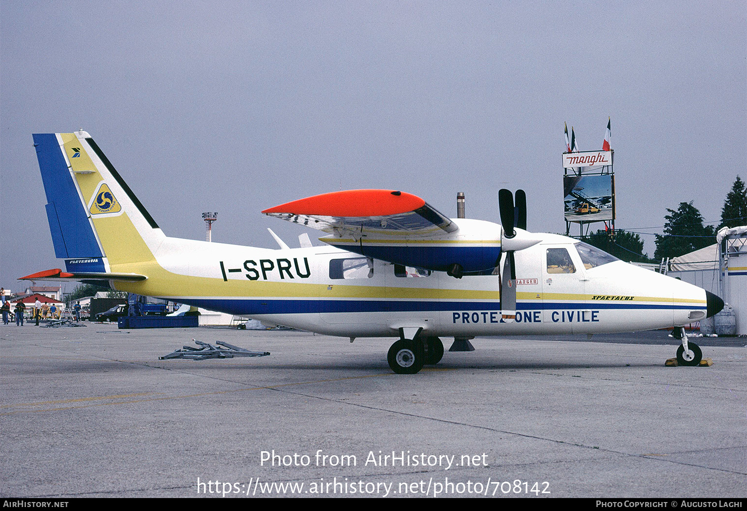 Aircraft Photo of I-SPRU | Partenavia AP-68TP-300 Spartacus | Protezione Civile | AirHistory.net #708142