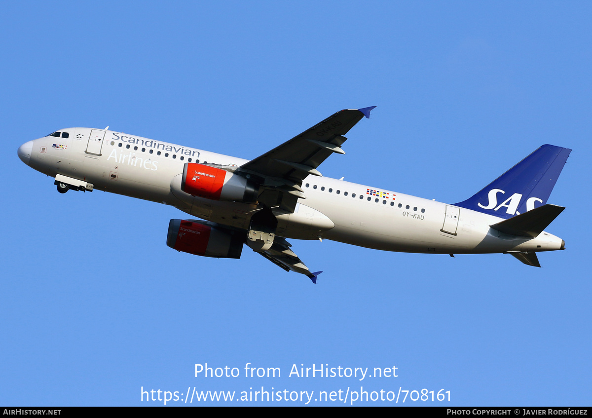 Aircraft Photo of OY-KAU | Airbus A320-232 | Scandinavian Airlines - SAS | AirHistory.net #708161