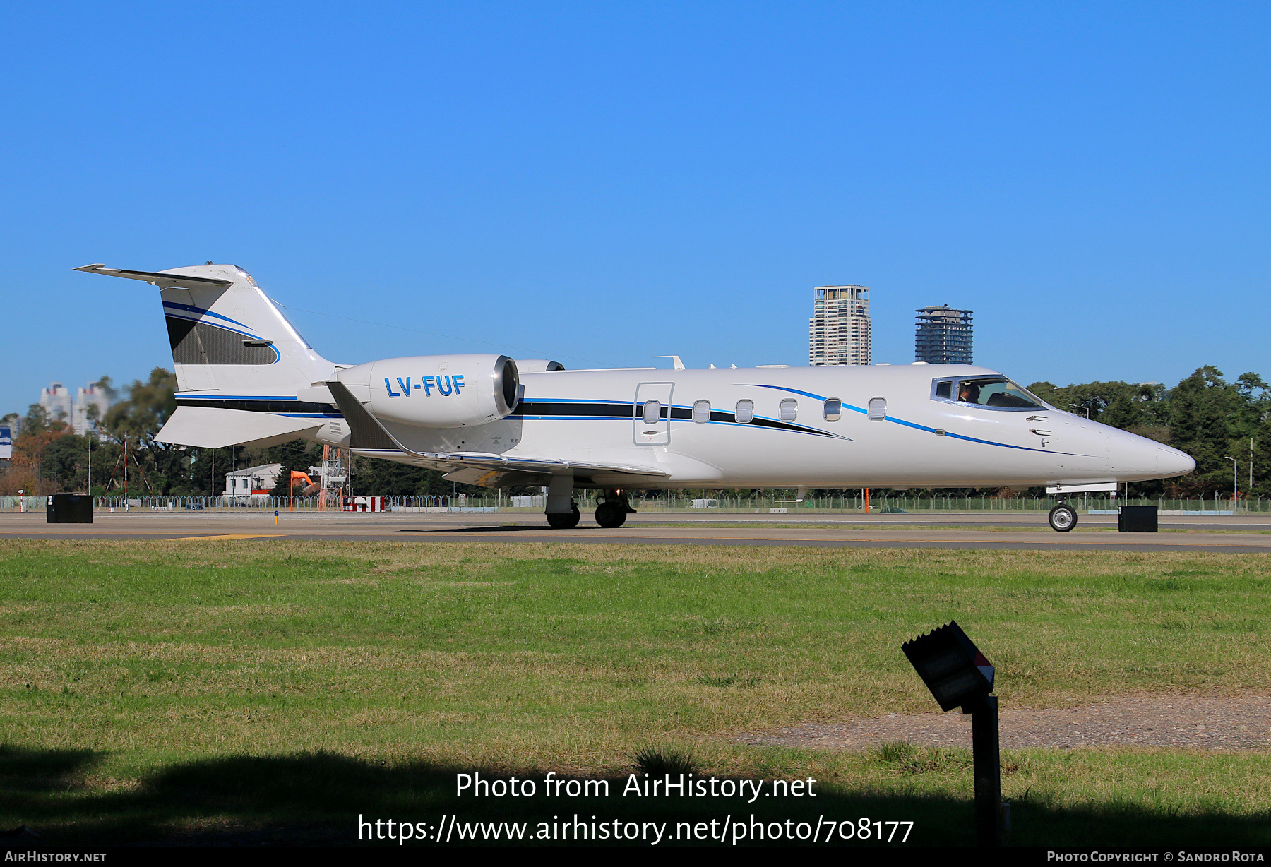 Aircraft Photo of LV-FUF | Learjet 60 | AirHistory.net #708177