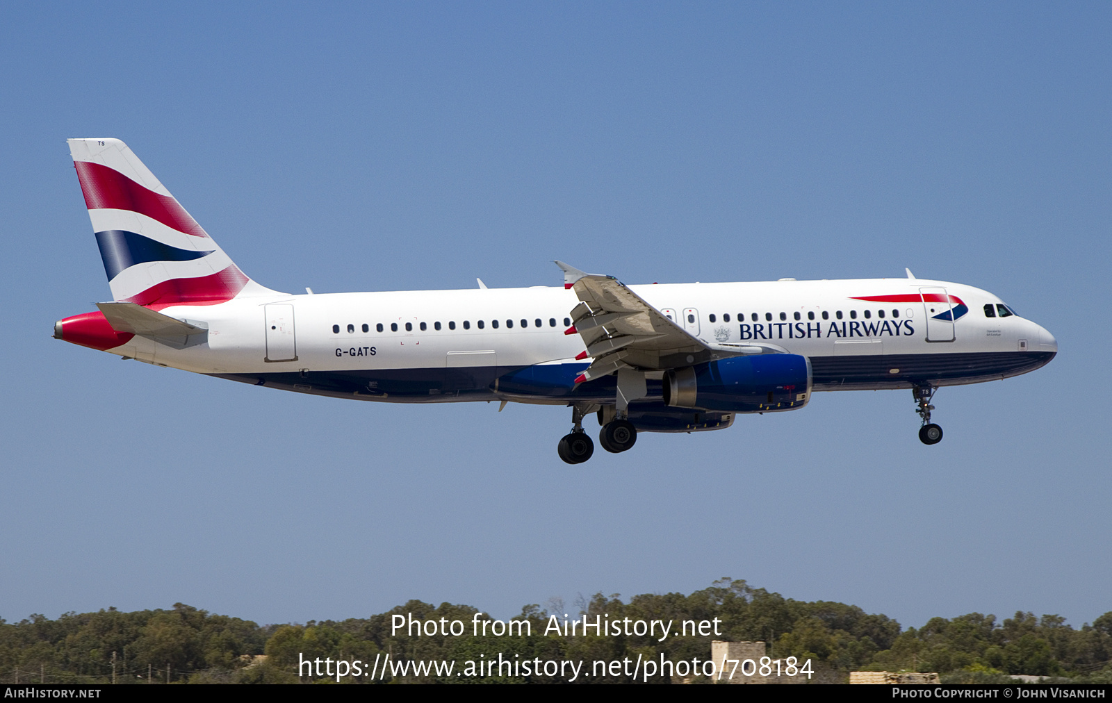 Aircraft Photo of G-GATS | Airbus A320-232 | British Airways | AirHistory.net #708184