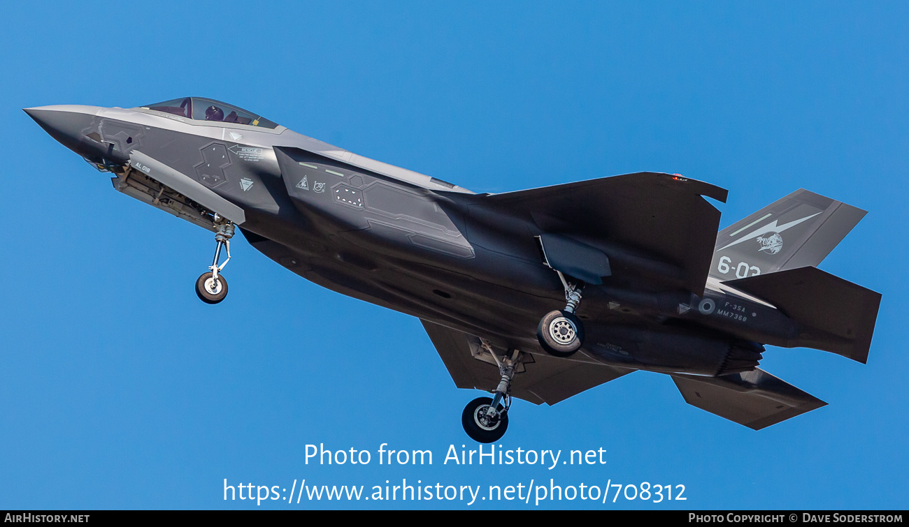 Aircraft Photo of MM7368 | Lockheed Martin F-35A Lightning II | Italy - Air Force | AirHistory.net #708312