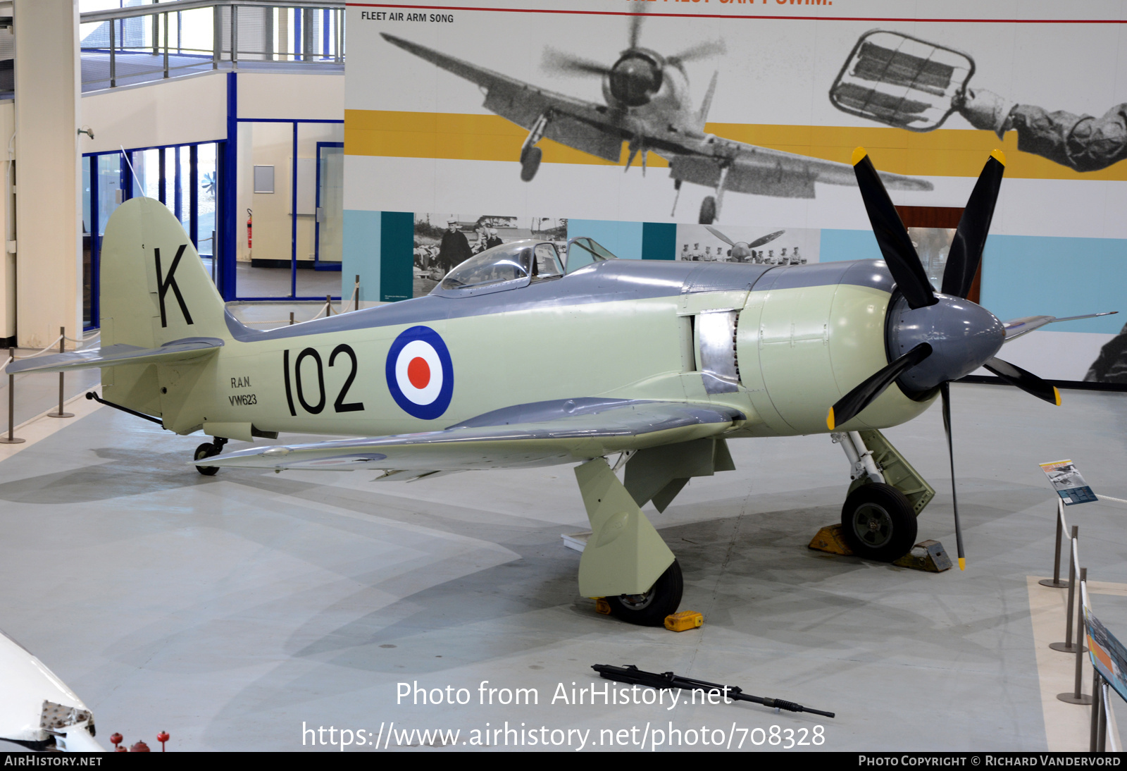 Aircraft Photo of VW623 / VH-NVS | Hawker Sea Fury FB11 | Australia - Navy | AirHistory.net #708328