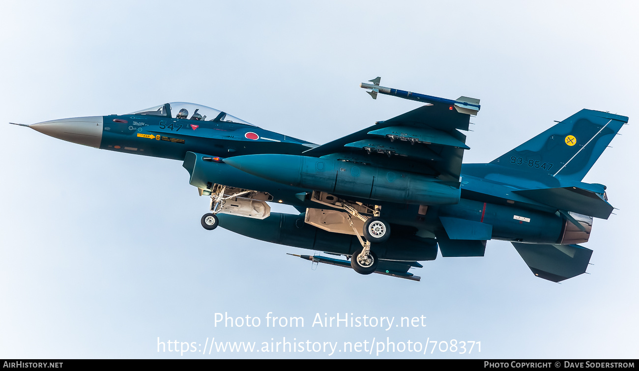 Aircraft Photo of 93-8547 | Mitsubishi F-2A | Japan - Air Force | AirHistory.net #708371