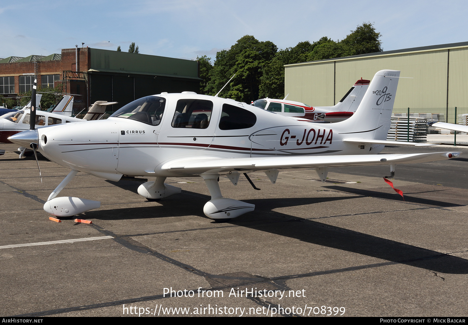 Aircraft Photo of G-JOHA | Cirrus SR-20 G3-GTS | AirHistory.net #708399