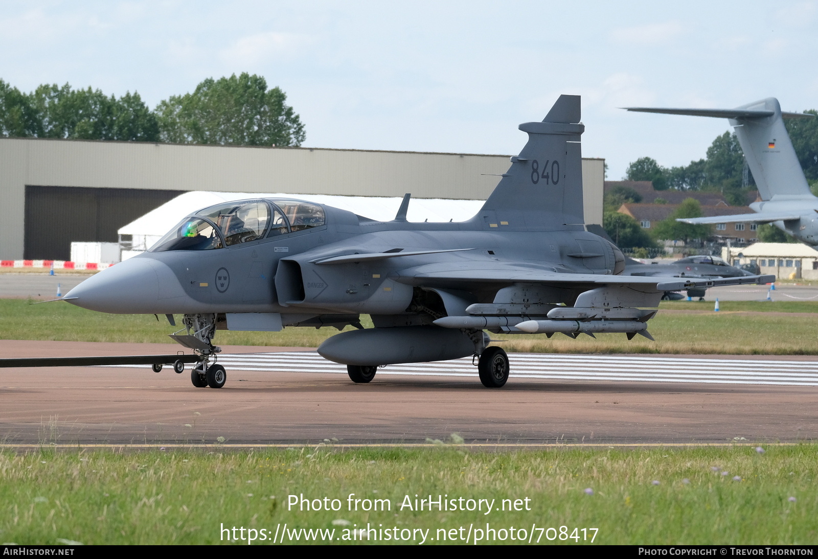 Aircraft Photo of 39840 | Saab JAS 39D Gripen | Sweden - Air Force | AirHistory.net #708417