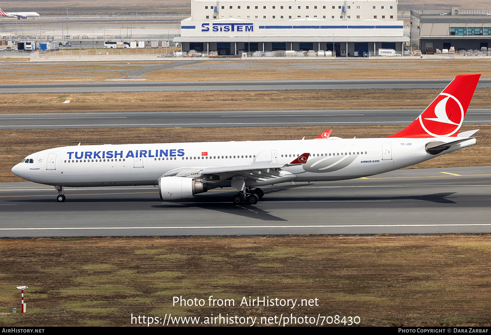 Aircraft Photo of TC-JOD | Airbus A330-303 | Turkish Airlines | AirHistory.net #708430