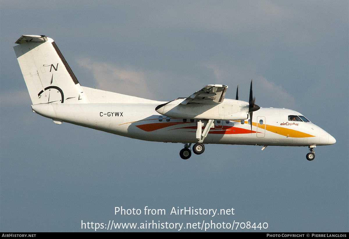 Aircraft Photo of C-GYWX | De Havilland Canada DHC-8-102 Dash 8 | Air Creebec | AirHistory.net #708440