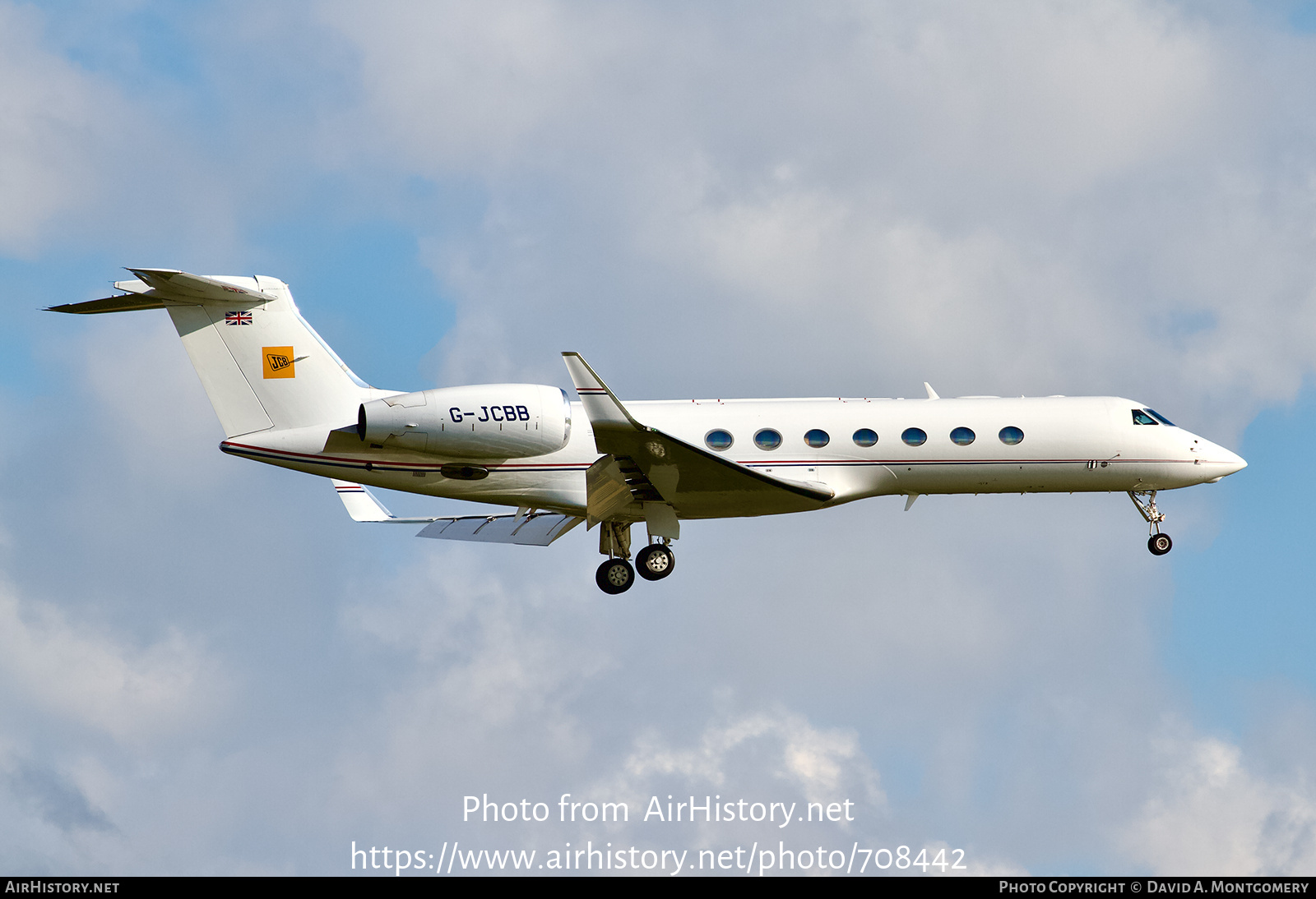 Aircraft Photo of G-JCBB | Gulfstream Aerospace G-V-SP Gulfstream G550 | JCB - J.C. Bamford Excavators | AirHistory.net #708442