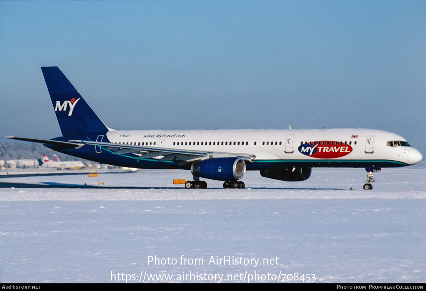 Aircraft Photo of G-MCEA | Boeing 757-225 | MyTravel Airways | AirHistory.net #708453