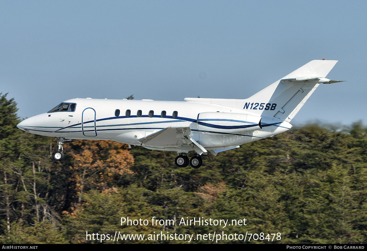 Aircraft Photo of N125SB | British Aerospace BAe-125-800A | AirHistory.net #708478