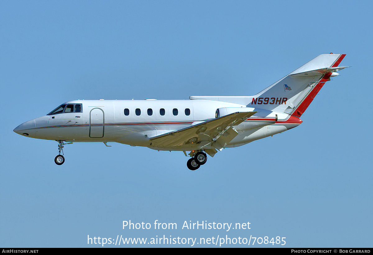 Aircraft Photo of N593HR | British Aerospace BAe-125-800A | AirHistory.net #708485