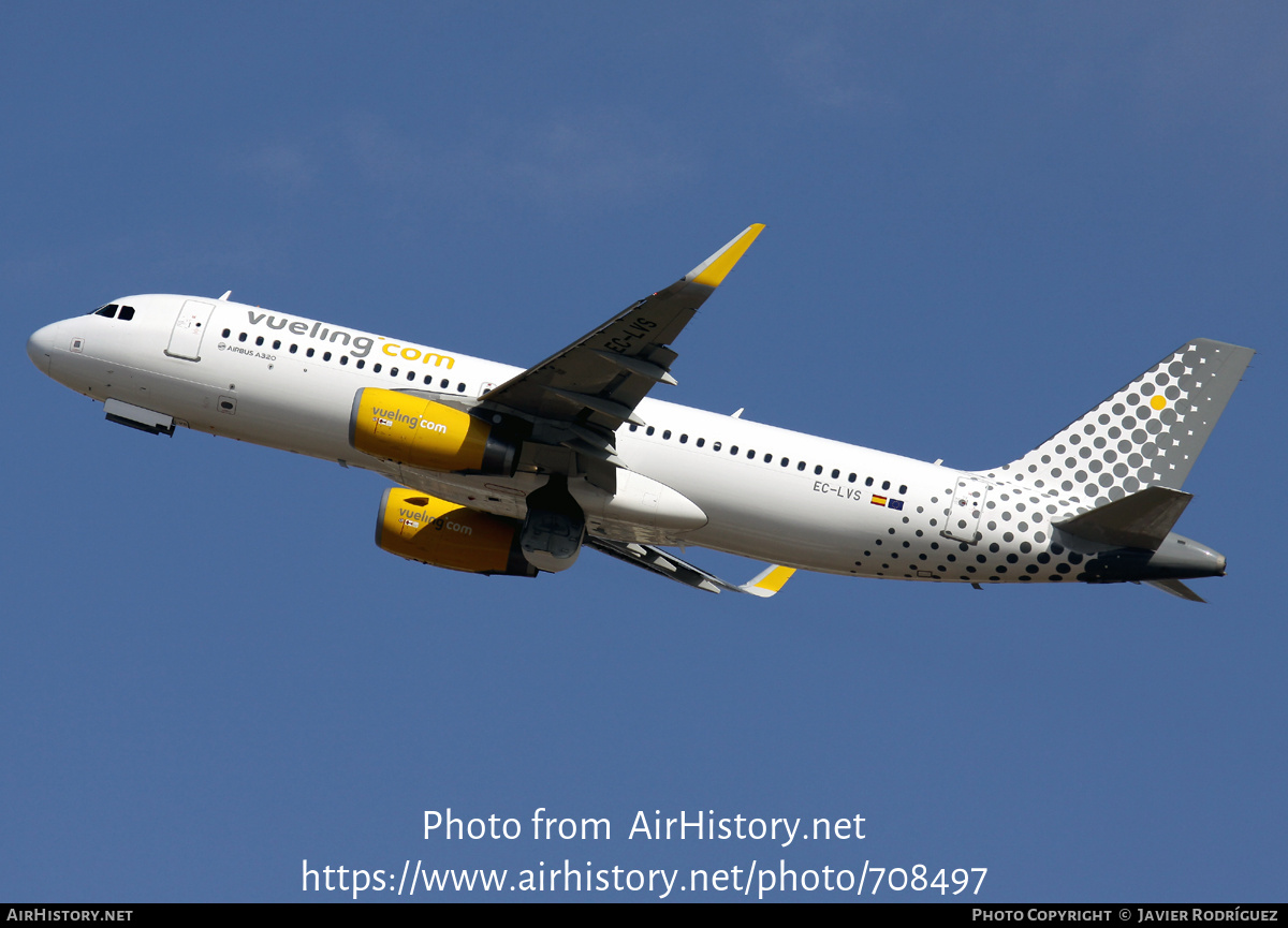 Aircraft Photo of EC-LVS | Airbus A320-232 | Vueling Airlines | AirHistory.net #708497