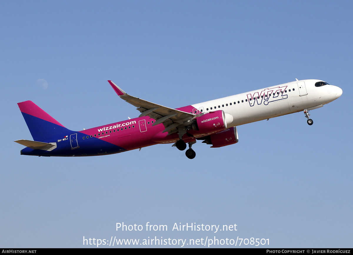 Aircraft Photo of 9H-WDJ | Airbus A321-271NX | Wizz Air | AirHistory.net #708501