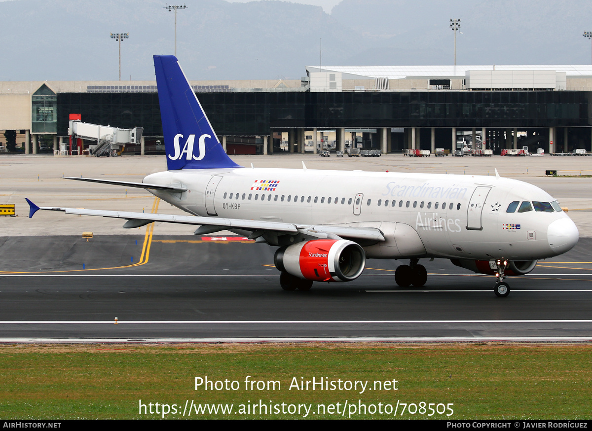 Aircraft Photo of OY-KBP | Airbus A319-132 | Scandinavian Airlines - SAS | AirHistory.net #708505