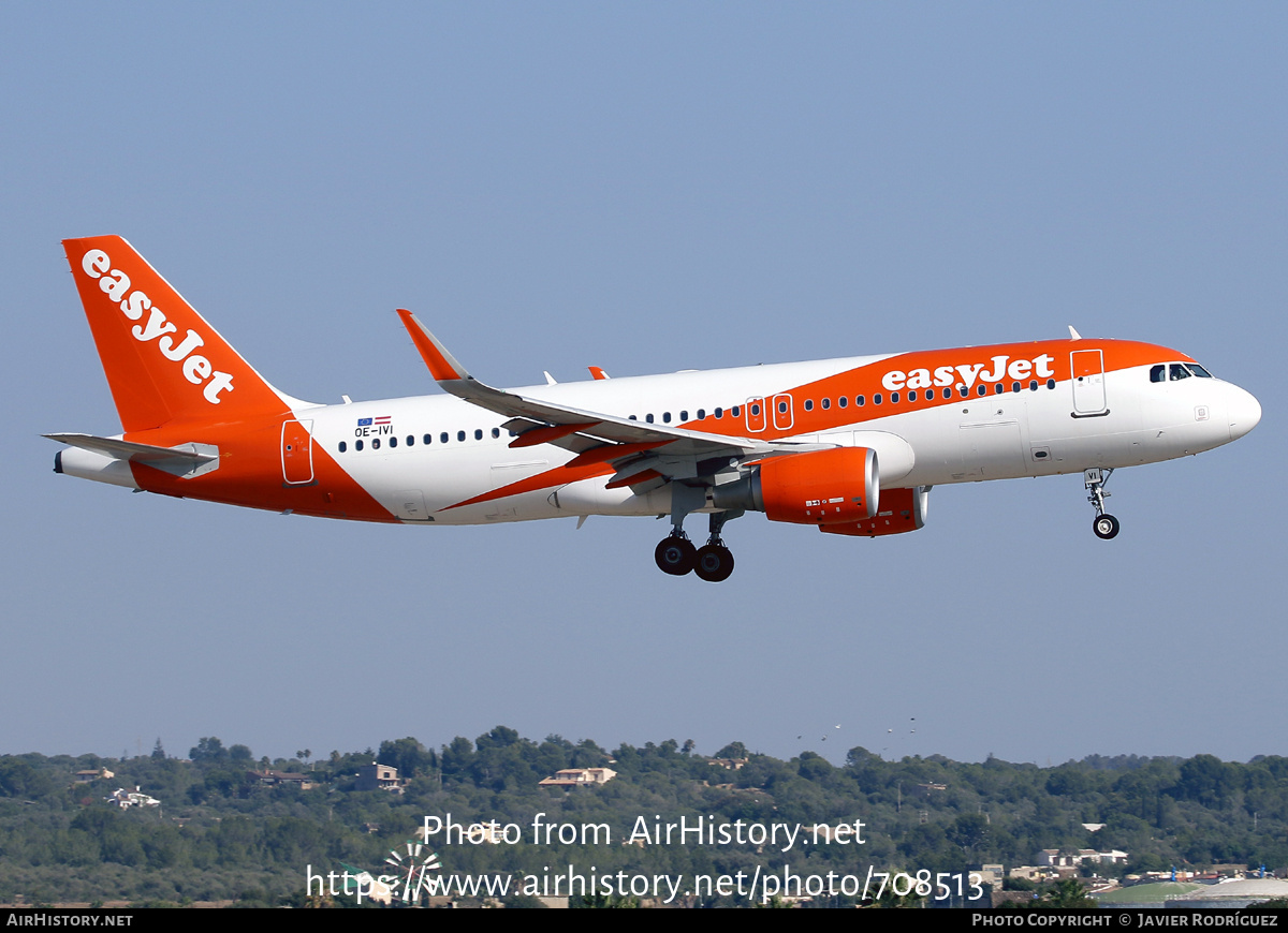 Aircraft Photo of OE-IVI | Airbus A320-214 | EasyJet | AirHistory.net #708513