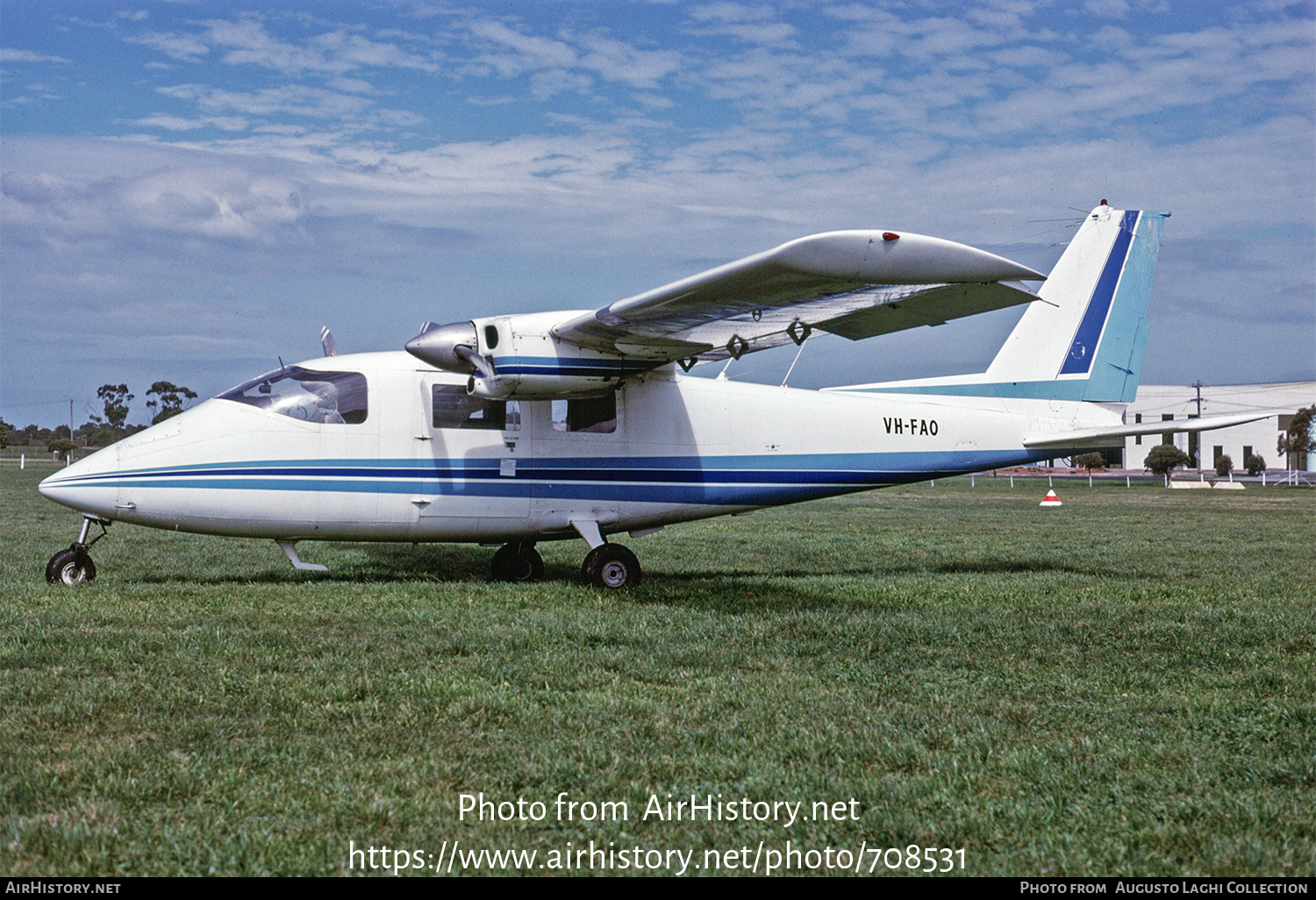 Aircraft Photo of VH-FAO | Partenavia P-68B Victor | AirHistory.net #708531