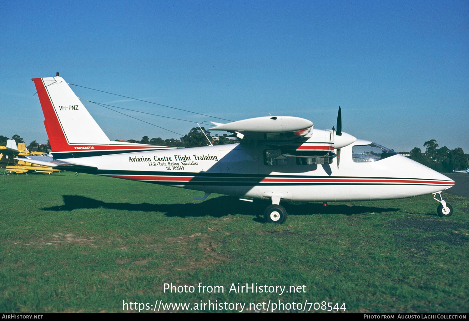 Aircraft Photo of VH-PNZ | Partenavia P-68B | Aviation Centre | AirHistory.net #708544