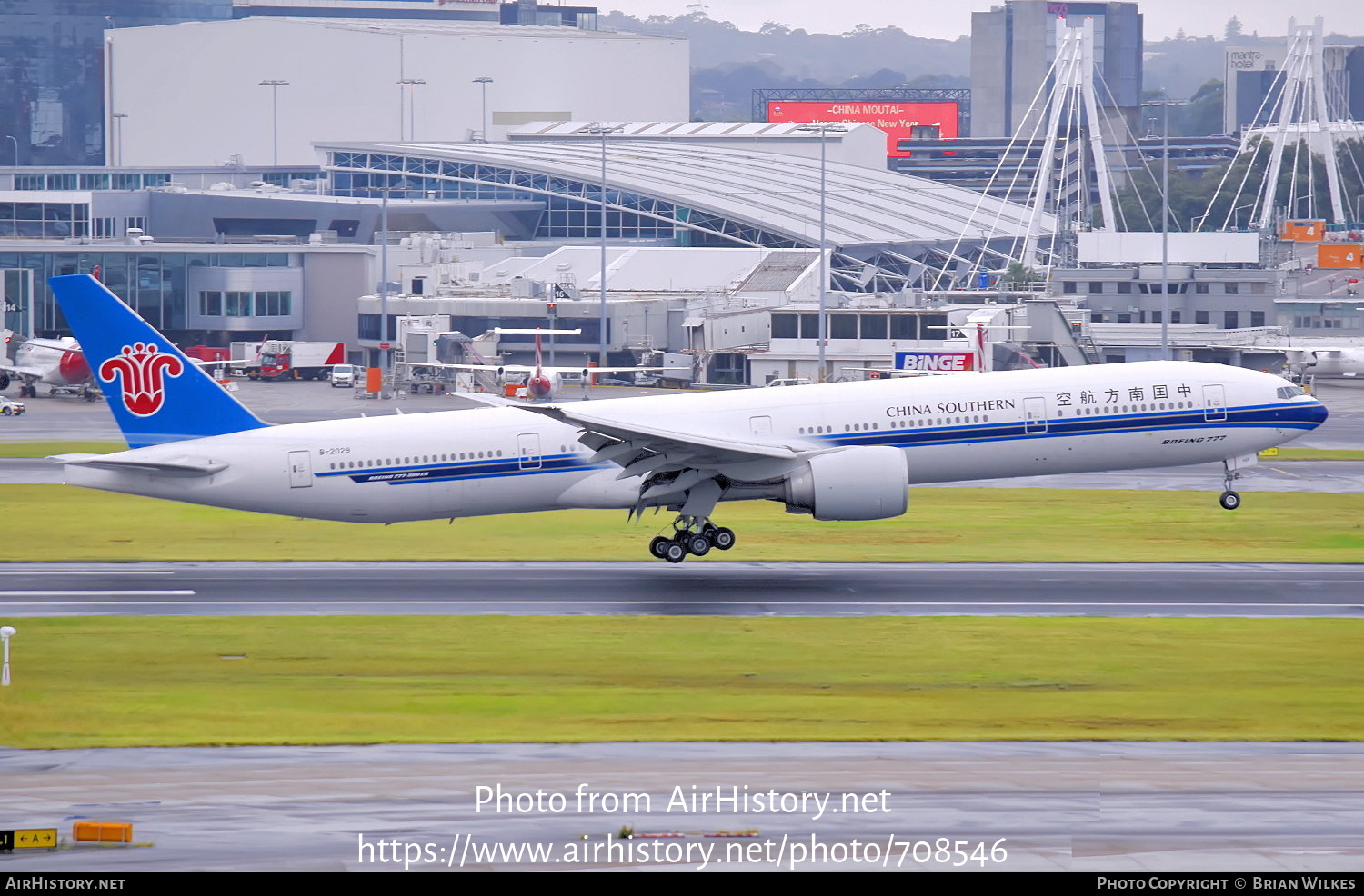 Aircraft Photo of B-2029 | Boeing 777-31BER | China Southern Airlines | AirHistory.net #708546