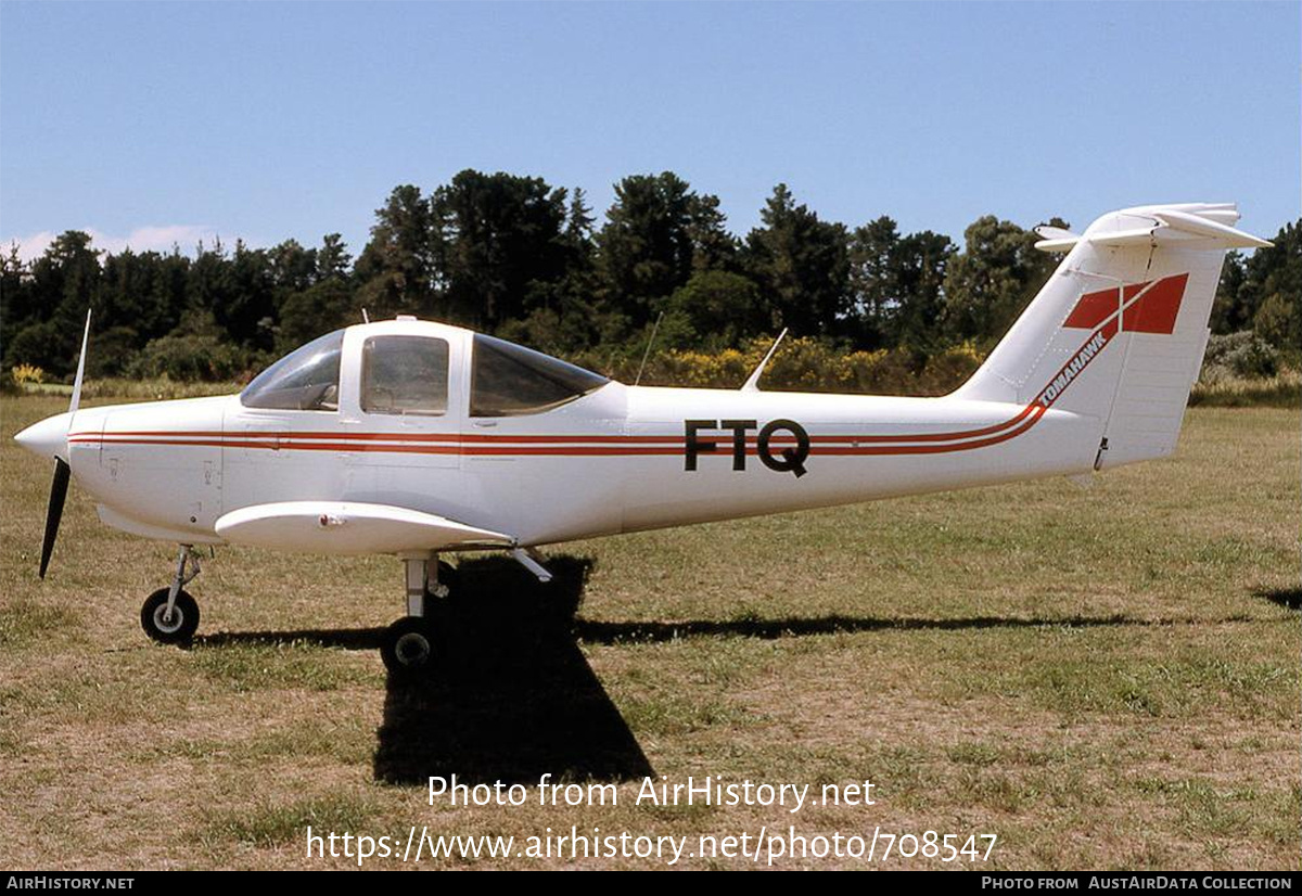 Aircraft Photo of ZK-FTQ / FTQ | Piper PA-38-112 Tomahawk | AirHistory.net #708547