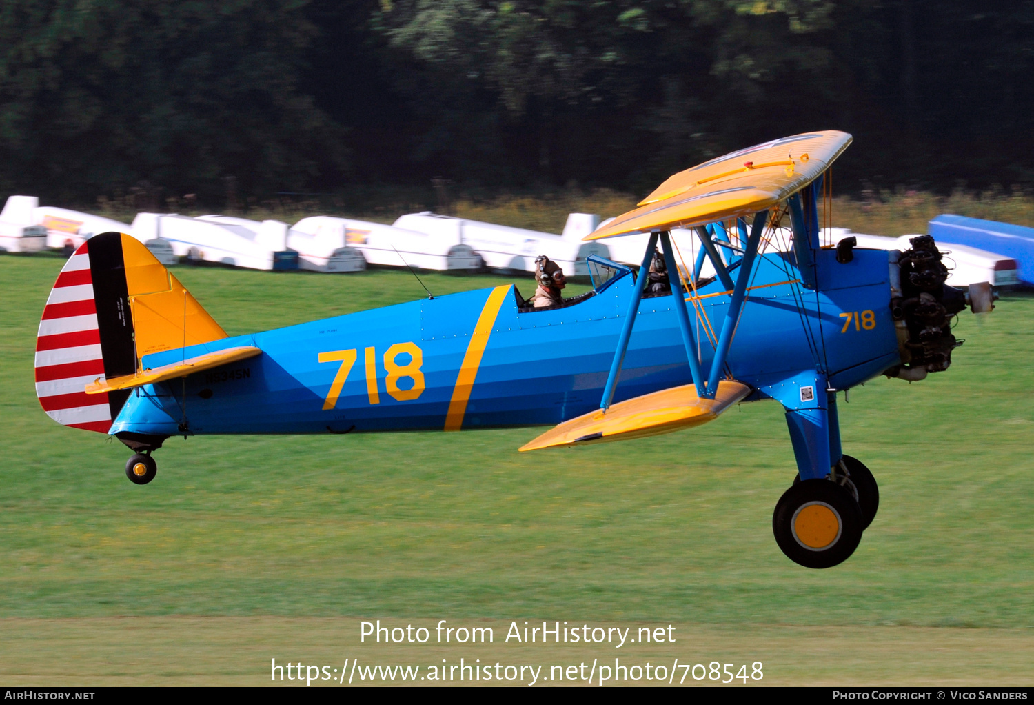 Aircraft Photo of N5345N | Boeing PT-13D Kaydet (E75) | USA - Air Force | AirHistory.net #708548