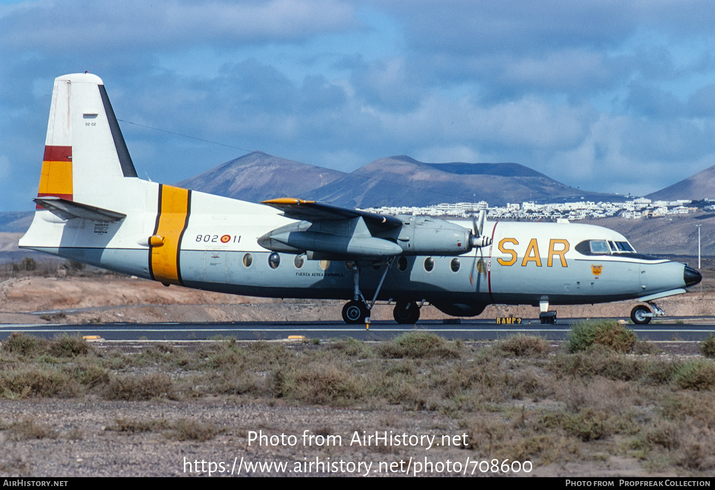 Aircraft Photo of D2-02 | Fokker F27-200MAR Maritime | Spain - Air Force | AirHistory.net #708600