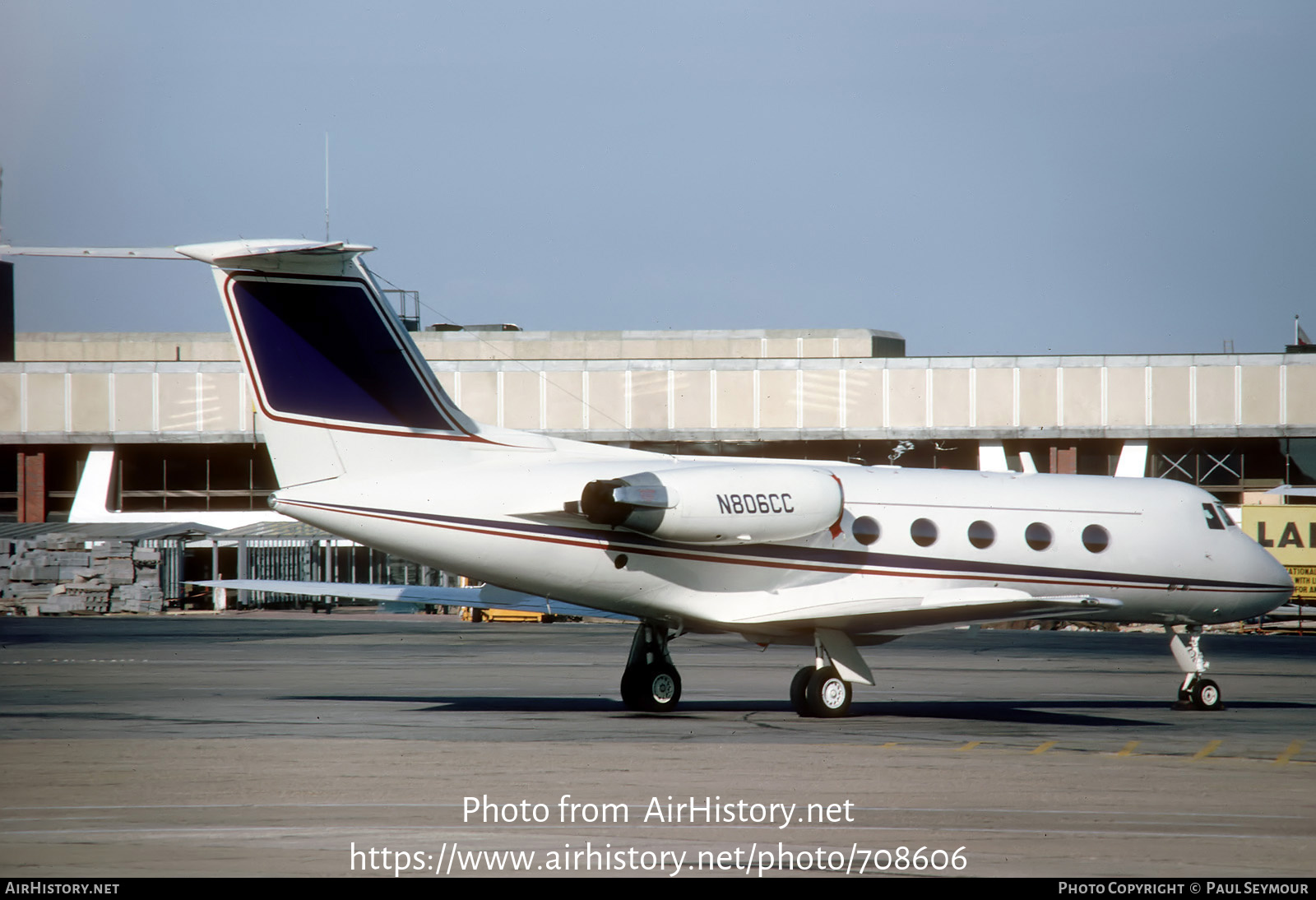 Aircraft Photo of N806CC | Grumman American G-1159 Gulfstream II | AirHistory.net #708606