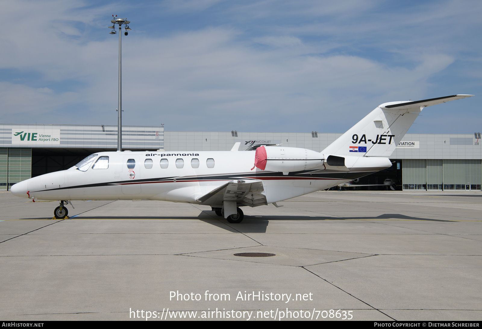 Aircraft Photo of 9A-JET | Cessna 525A CitationJet CJ2 | Air Pannonia | AirHistory.net #708635