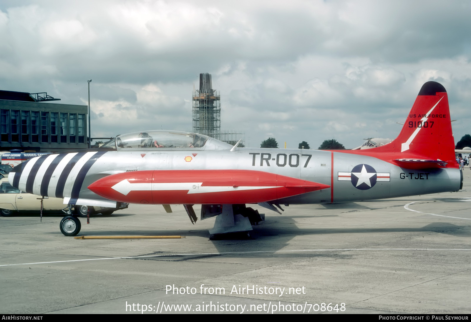 Aircraft Photo of G-TJET / 91007 | Lockheed T-33A | USA - Air Force | AirHistory.net #708648