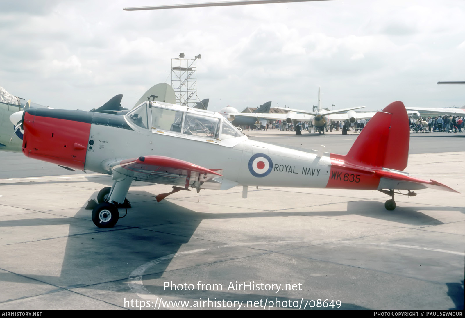 Aircraft Photo of WK635 | De Havilland DHC-1 Chipmunk T10 | UK - Navy | AirHistory.net #708649