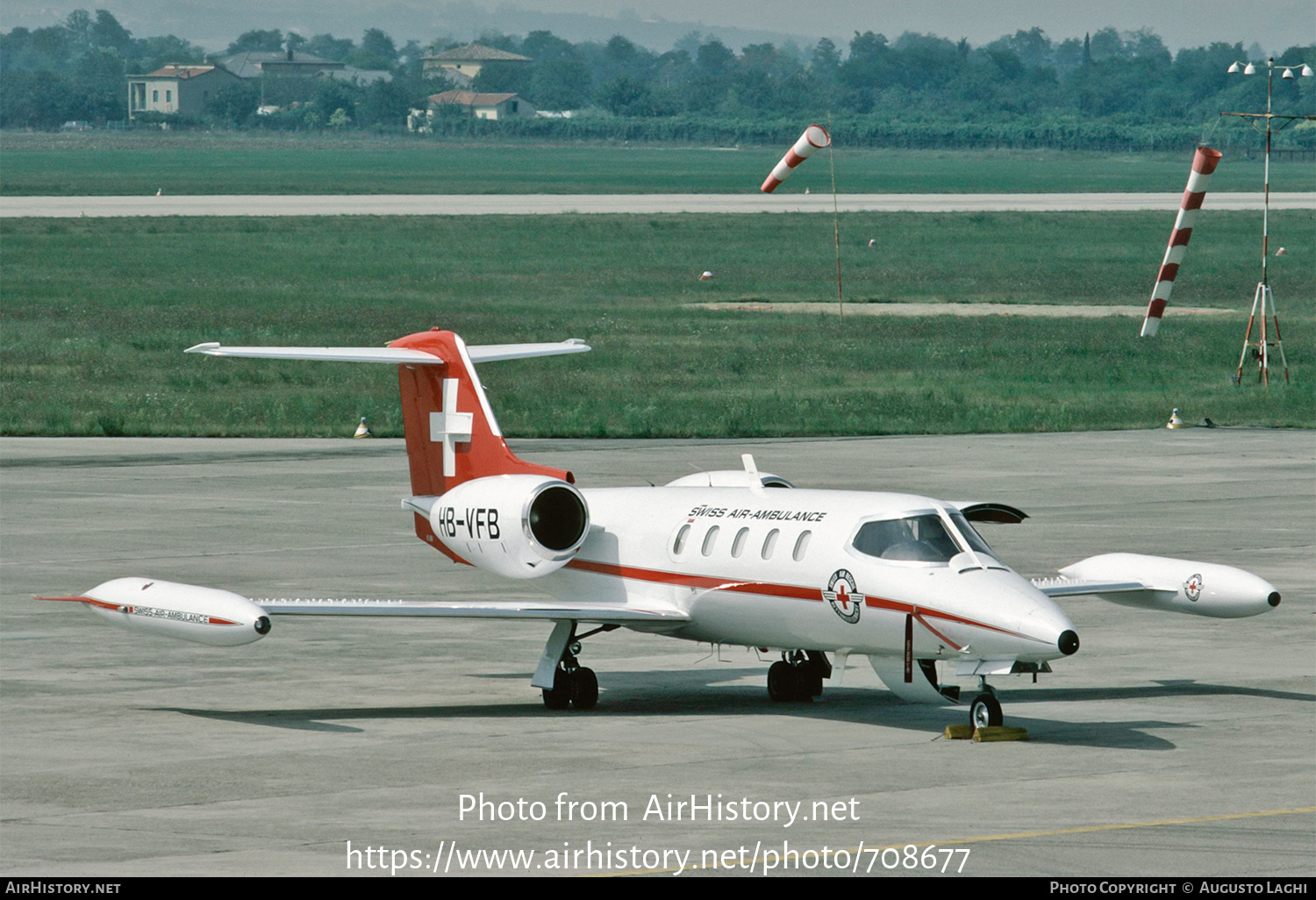 Aircraft Photo of HB-VFB | Gates Learjet 35A | REGA - Swiss Air Ambulance | AirHistory.net #708677