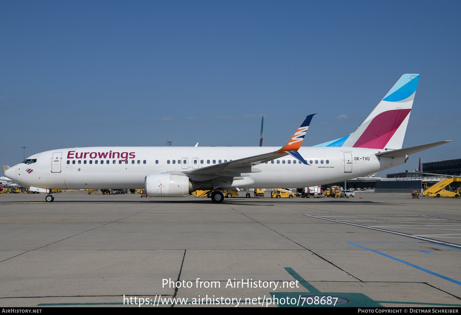 Aircraft Photo of OK-TVU | Boeing 737-86N | Eurowings | AirHistory.net #708687