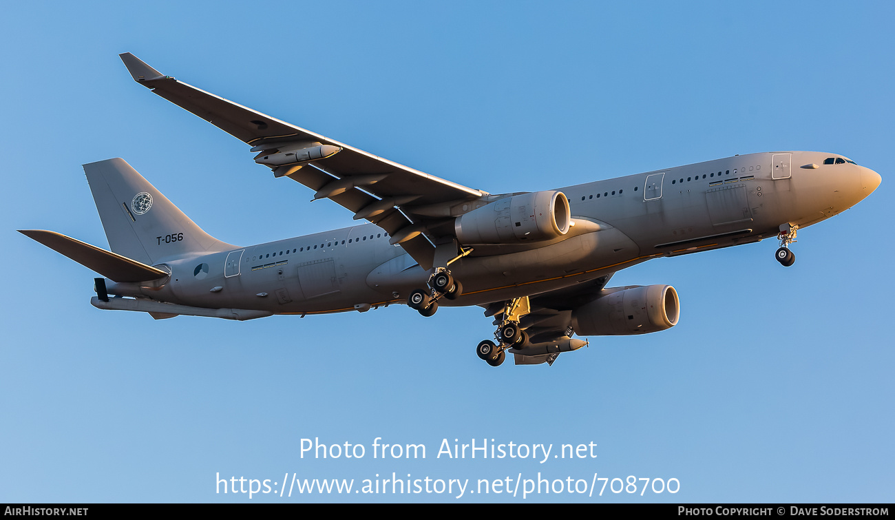 Aircraft Photo of T-056 | Airbus A330-243MRTT | Netherlands - Air Force | AirHistory.net #708700