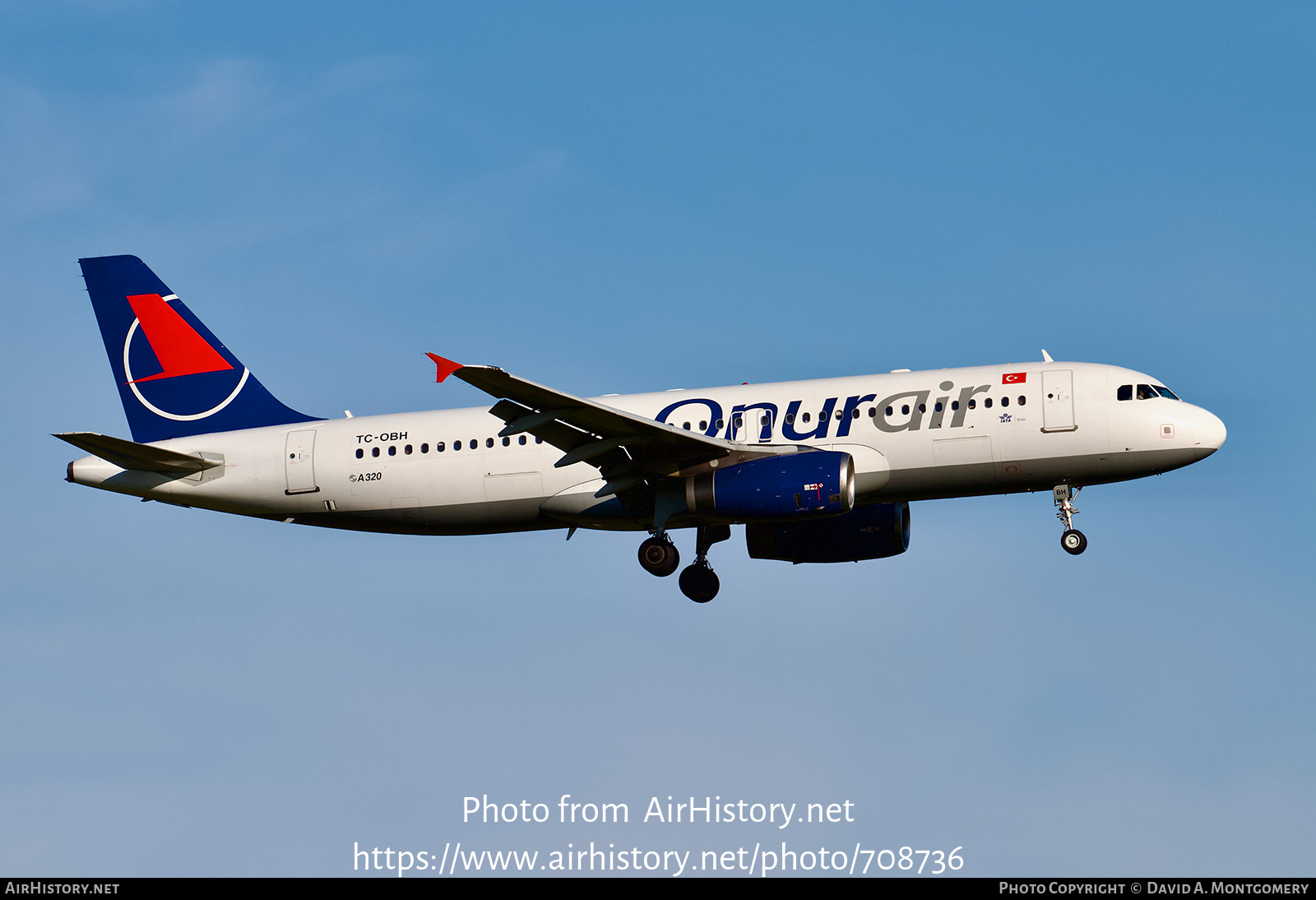 Aircraft Photo of TC-OBH | Airbus A320-233 | Onur Air | AirHistory.net #708736