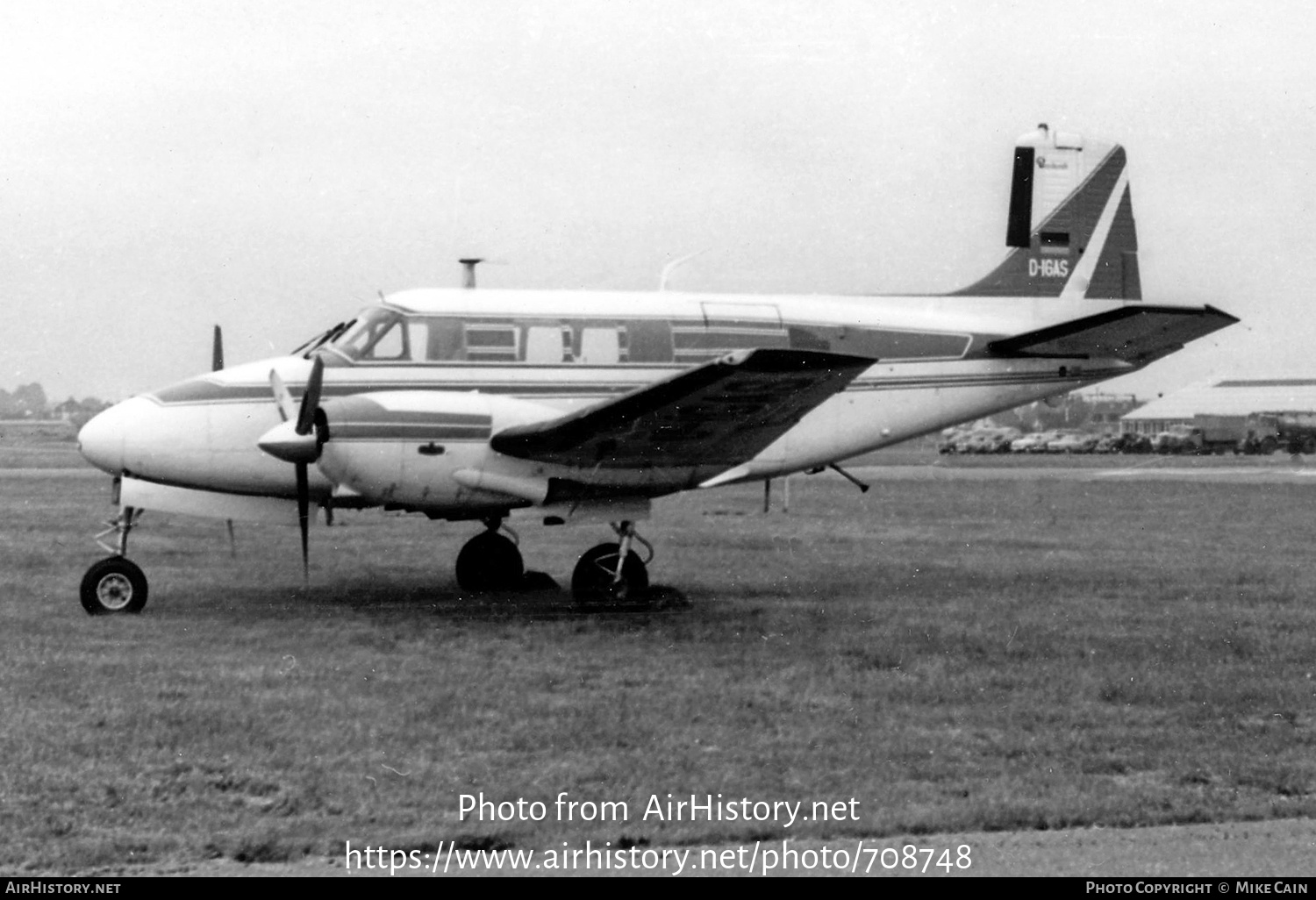 Aircraft Photo of D-IGAS | Beech 65-80 Queen Air | AirHistory.net #708748