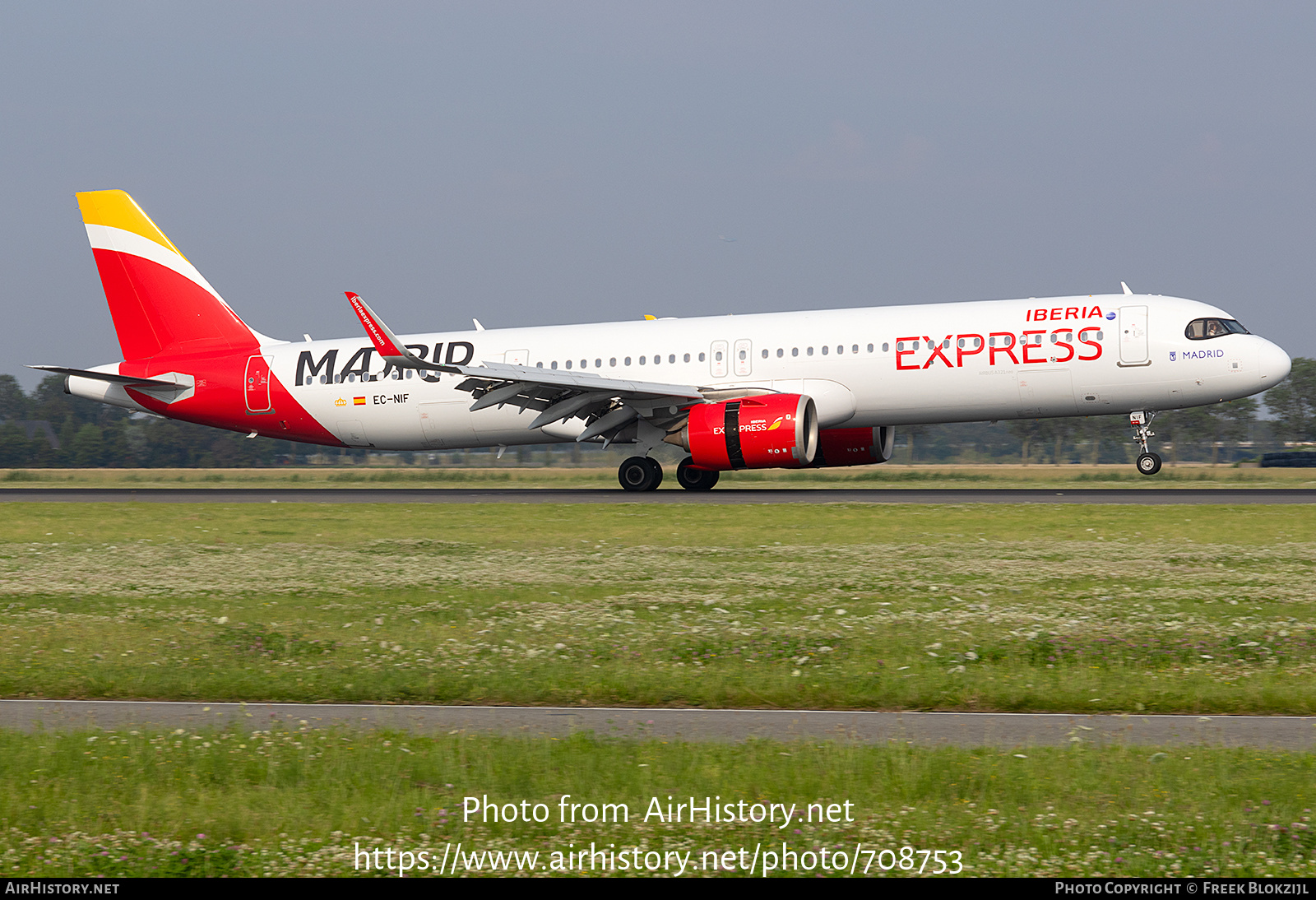 Aircraft Photo of EC-NIF | Airbus A321-251NX | Iberia Express | AirHistory.net #708753