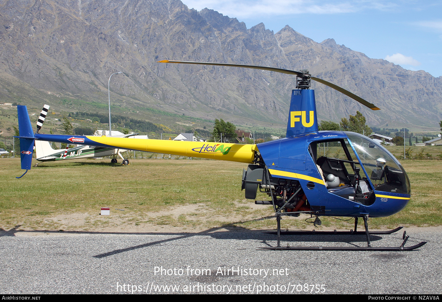 Aircraft Photo of ZK-HFU / FU | Robinson R-22 Beta | Heli Ag | AirHistory.net #708755