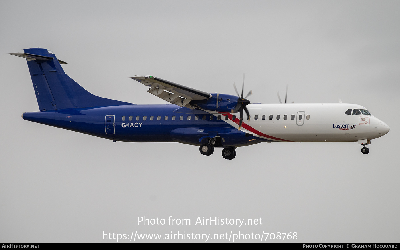 Aircraft Photo of G-IACY | ATR ATR-72-600 (ATR-72-212A) | Eastern Airways | AirHistory.net #708768