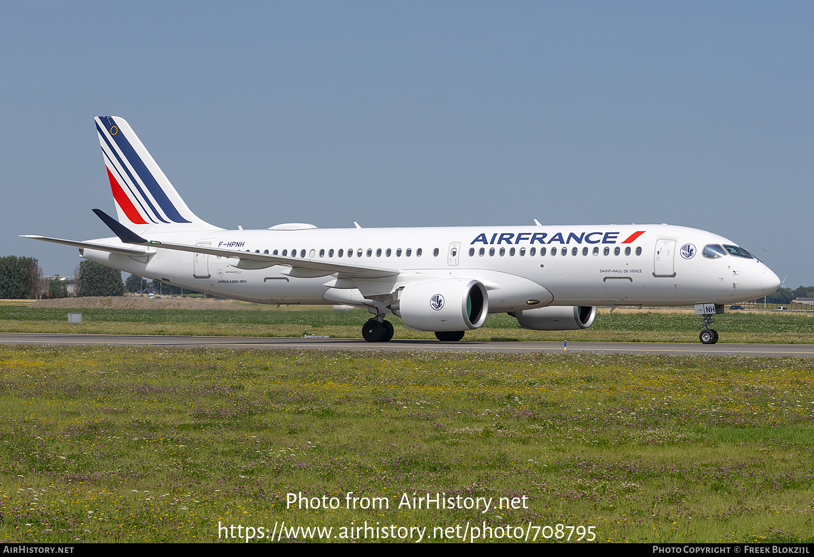 Aircraft Photo of F-HPNH | Airbus A220-300 (BD-500-1A11) | Air France | AirHistory.net #708795