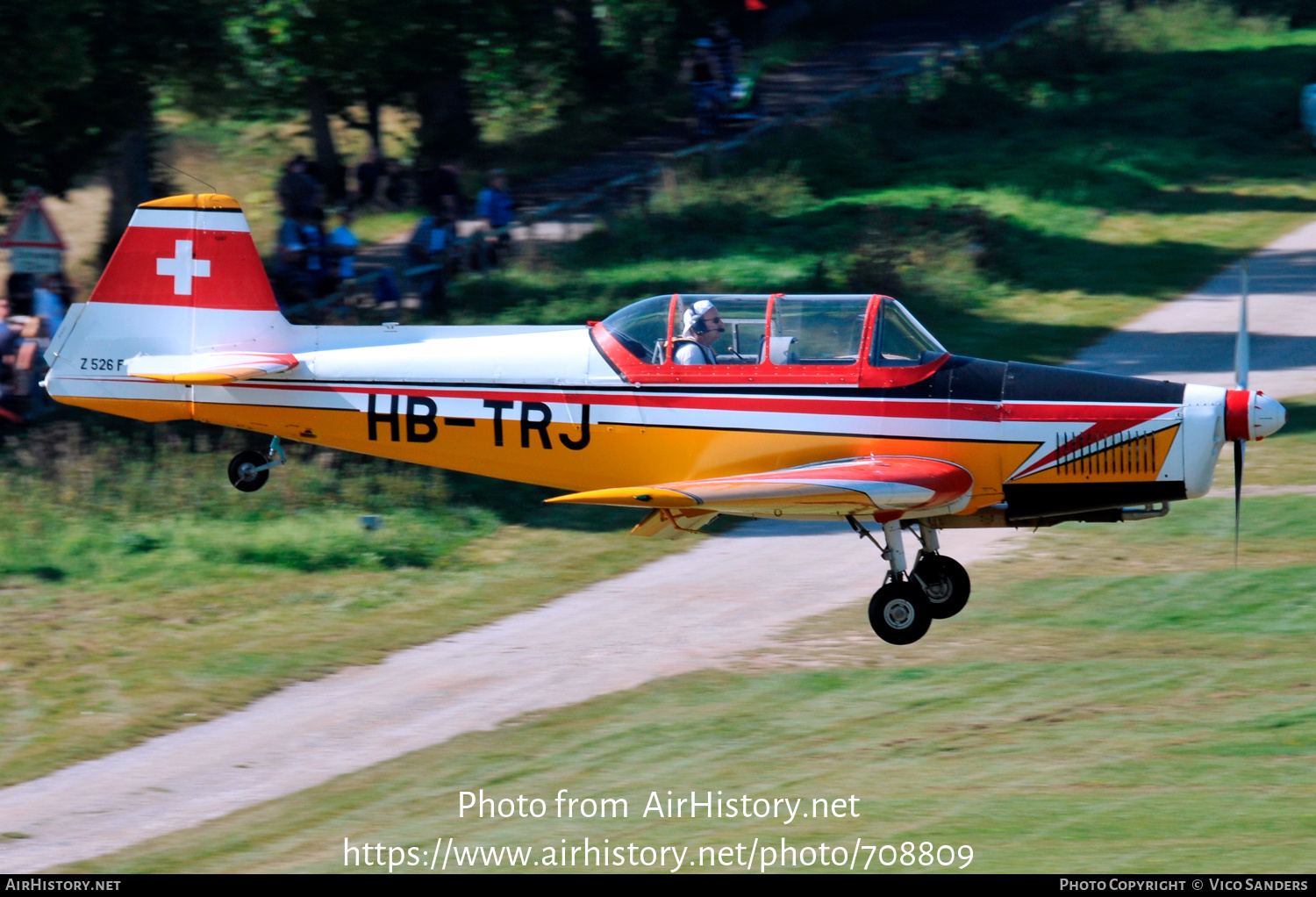 Aircraft Photo of HB-TRJ | Zlin Z-526F Trener Master | AirHistory.net #708809