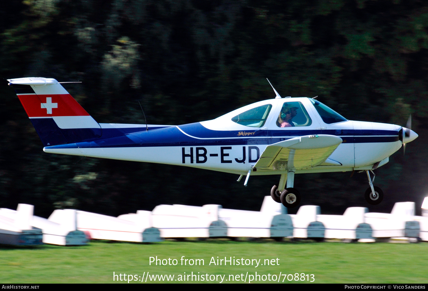 Aircraft Photo of HB-EJD | Beech 77 Skipper | AirHistory.net #708813