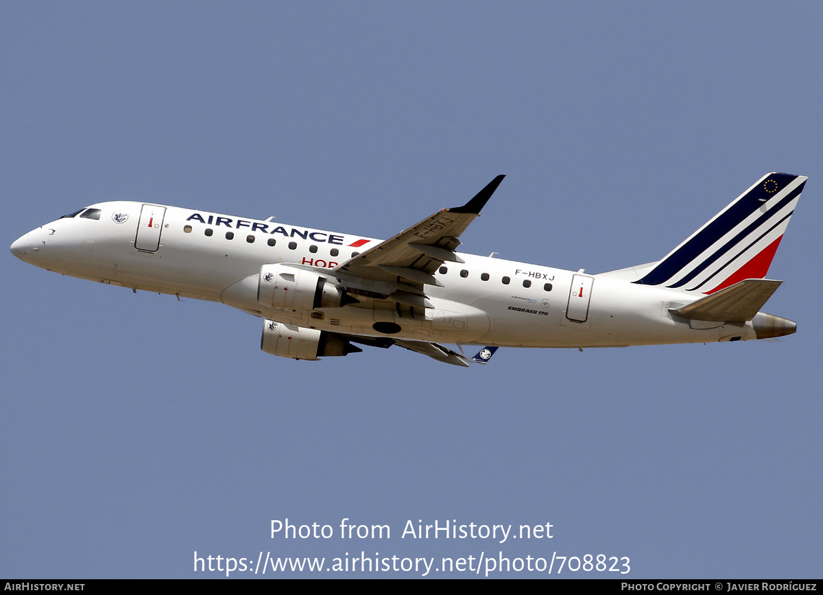 Aircraft Photo of F-HBXJ | Embraer 170STD (ERJ-170-100STD) | Air France | AirHistory.net #708823