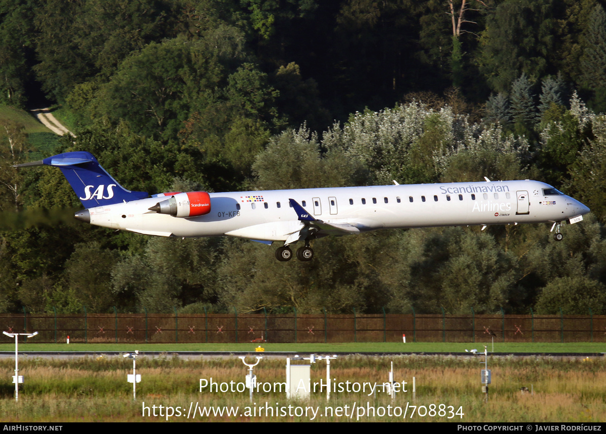 Aircraft Photo of OY-KFB | Bombardier CRJ-900 (CL-600-2D24) | Scandinavian Airlines - SAS | AirHistory.net #708834